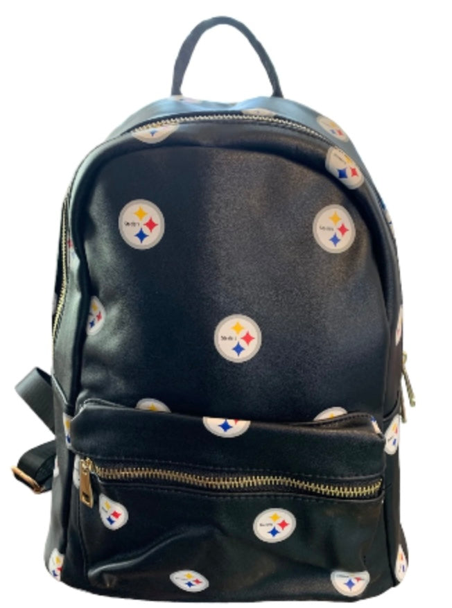 NFL Quality Pittsburgh Steelers mini backpack faux leather