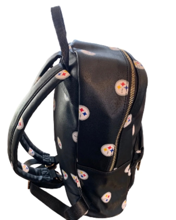 NFL Quality Pittsburgh Steelers mini backpack faux leather