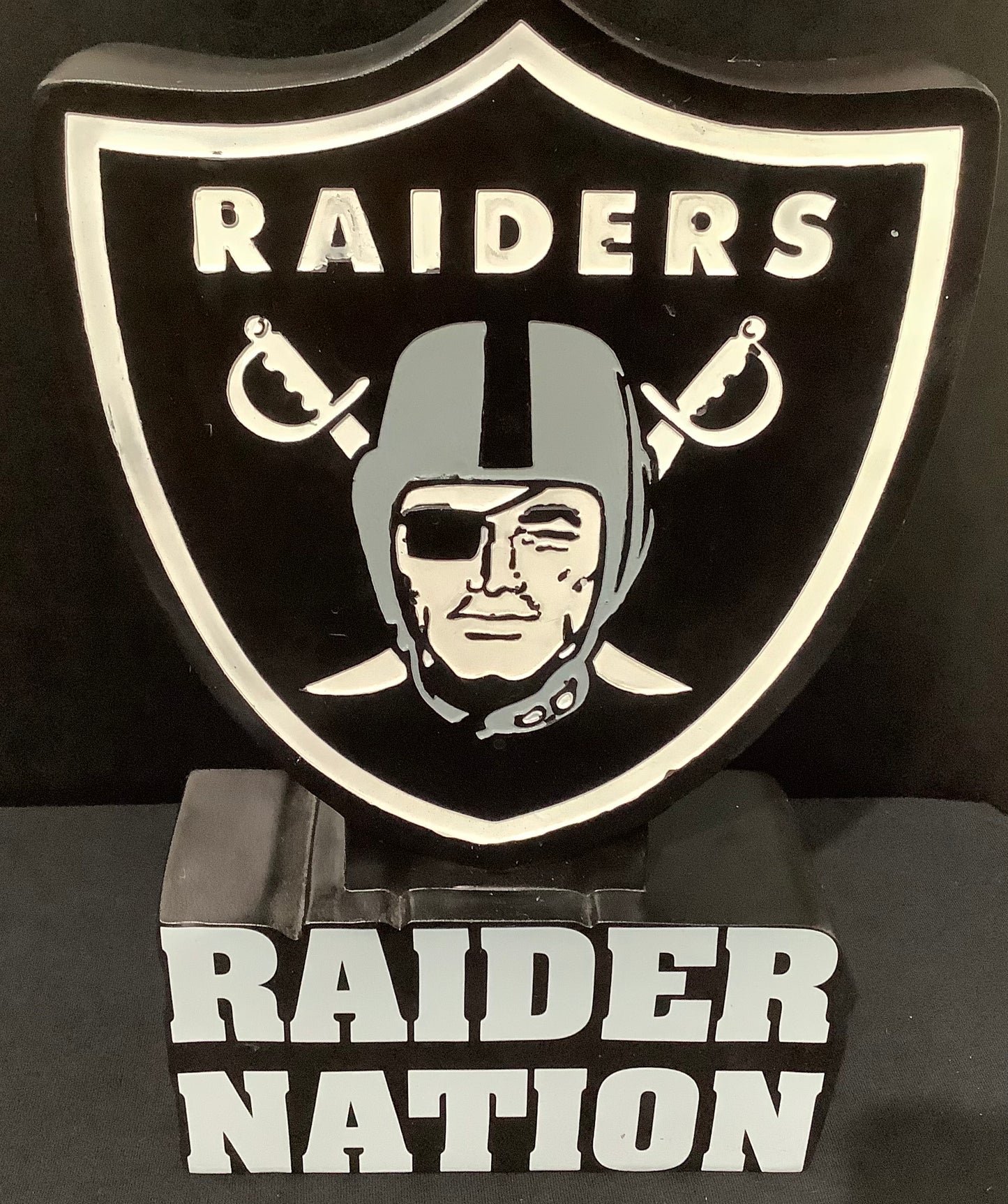 Raiders Figurine Statue New NFL Football