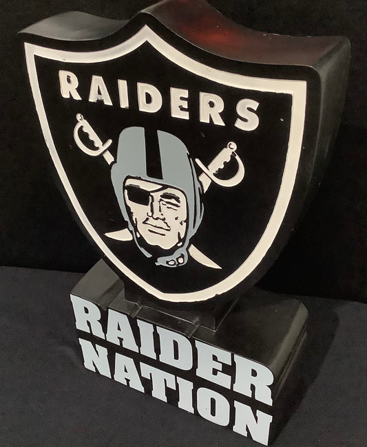 Raiders Figurine Statue New NFL Football