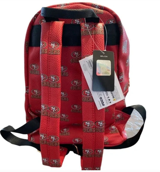 San Francisco 49ers mini backpack official NFL 49ers backpack new 49ers backpack