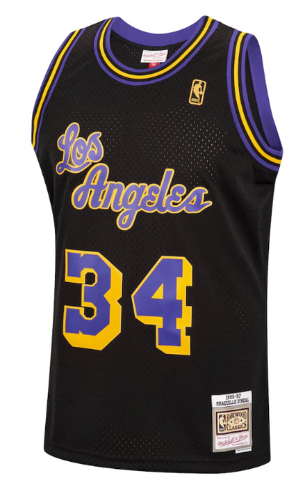 Men's Los Angeles Lakers Shaquille O'Neal Mitchell & Ness Large