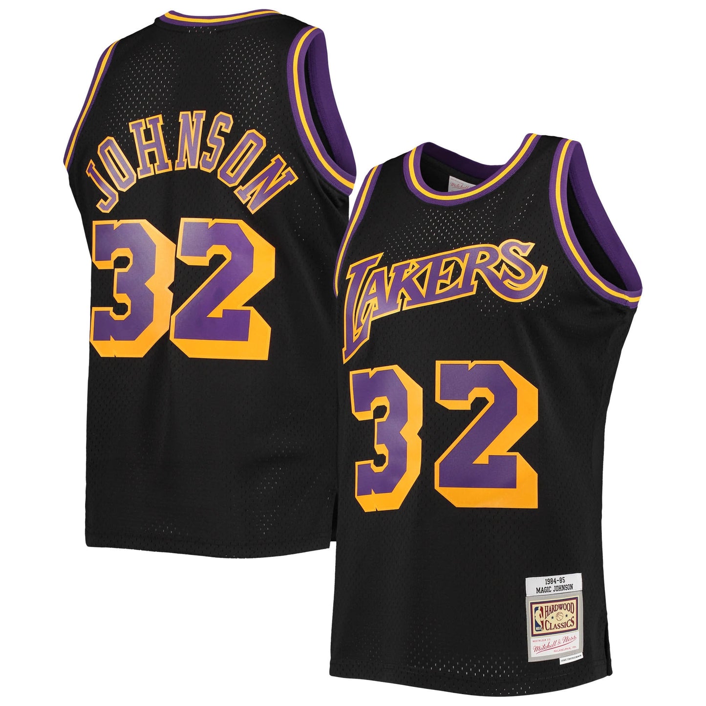 Mitchell & Ness Men's Magic Johnson Los Angeles Lakers Extra Large