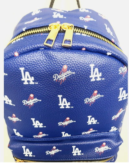 MLB Los Angeles Dodgers Patterned Premium Print Backpack