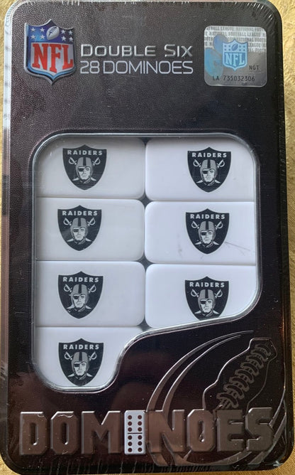 NFL Las Vegas Raiders Dominoes Set