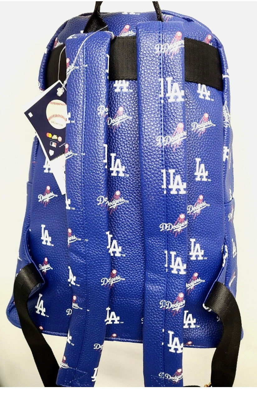 MLB Los Angeles Dodgers Patterned Premium Print Backpack